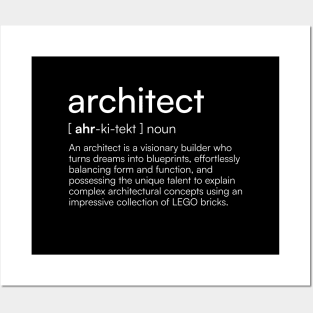 Architect definition Posters and Art